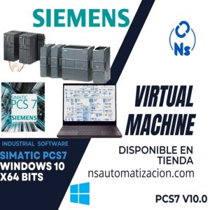MÁQUINA VIRTUAL SIEMENS SIMATIC PCS7 V10 WINDOWS 10 x64 BITS