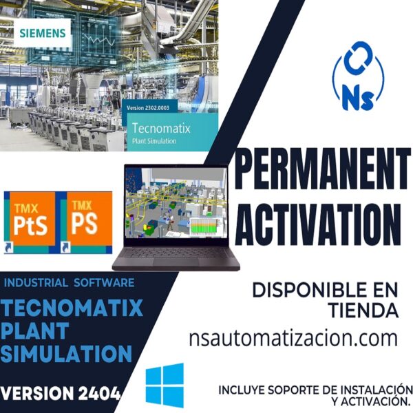 SIEMENS TECNOMATIX PLANT SIMULATION 2404