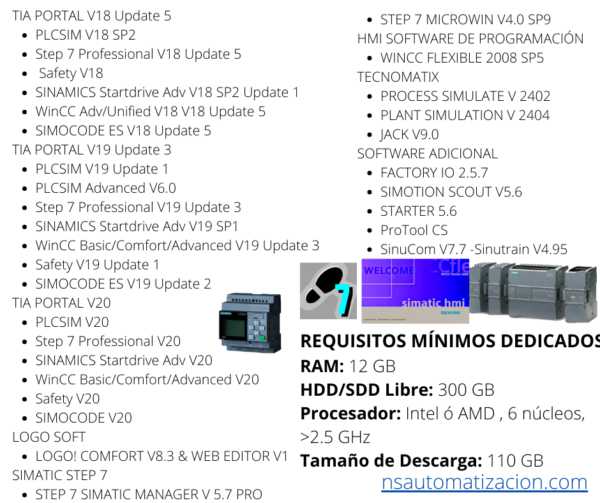 MÁQUINA VIRTUAL SIEMENS PREMIUM 2025 WINDOWS 10 x64 bits - Image 3