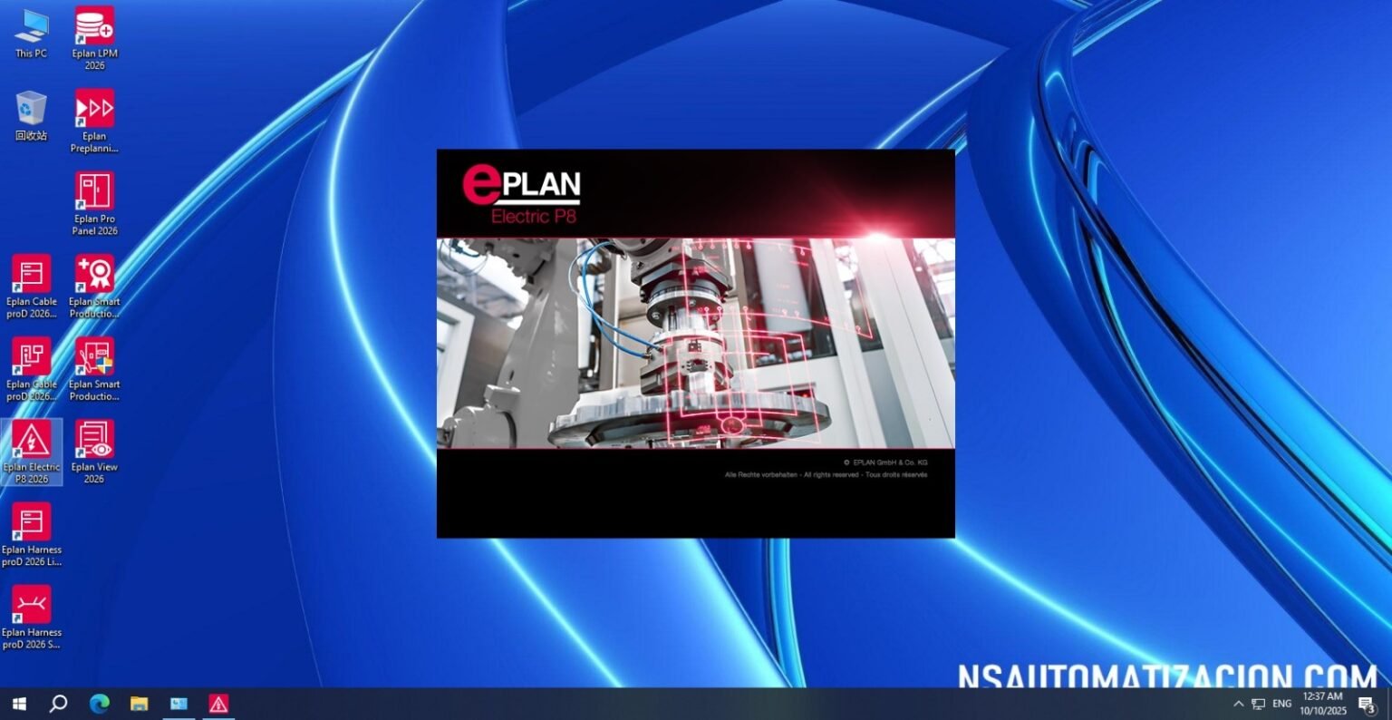 MV EPLAN PLATFORM 2026 – AUTOMATIZACION Y CONTROL
