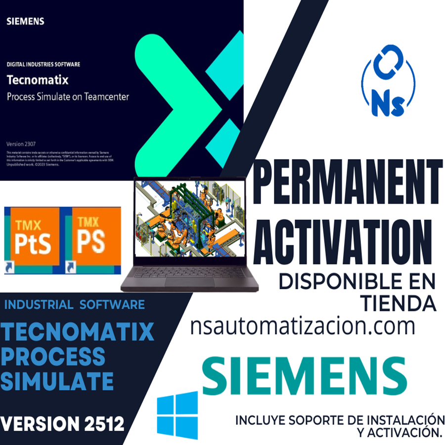 SIEMENS TECNOMATIX PROCESS SIMULATE 2512