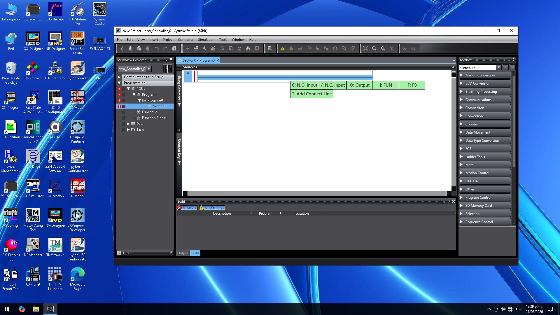 SYSMAC STUDIO 1.65 - Image 3