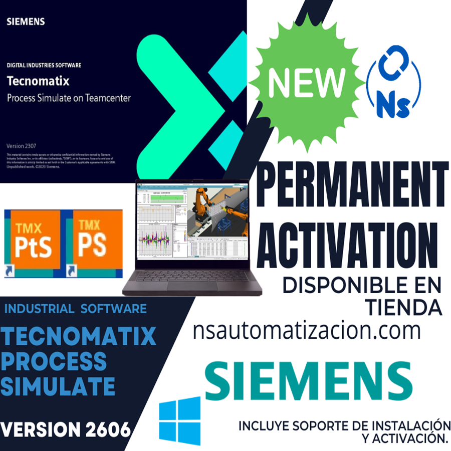 SIEMENS TECNOMATIX PROCESS SIMULATE 2606 ULTIMATE